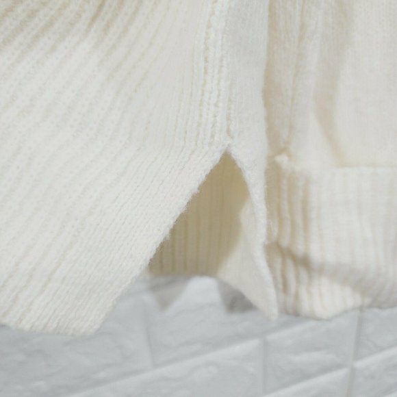 Vince SZ M Rolled Cuff Mock Neck Pullover Sweater - Picture 5 of 11